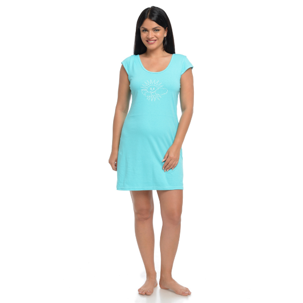 Rochie de vara dama AV2034 bleu aqua, Andana | marimea S