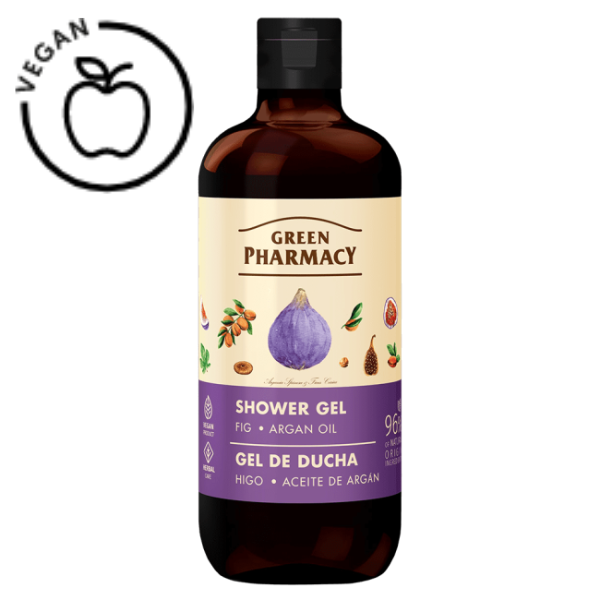 Gel de dus Smochine si Ulei de argan, Green Pharmacy | 500 ml