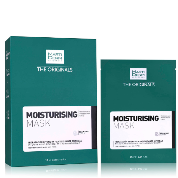 Masca anti-age hidratanta cu acid hialuronic si coenzima Q10 The Originals, Martiderm | 10 buc
