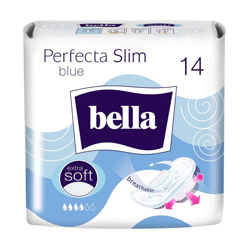 BELLA PERFECTA BLUE ABSORBANTE 14BUC