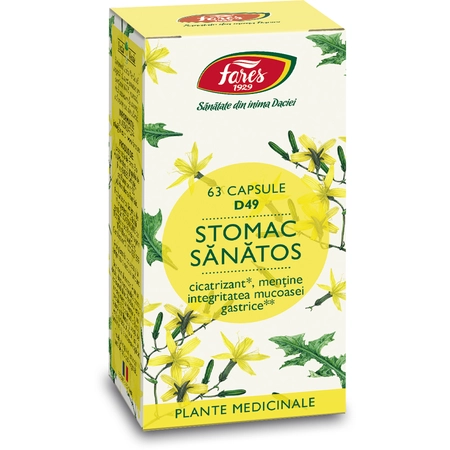 Stomac Sanatos D49, Fares | 63 capsule
