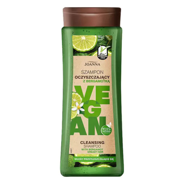 Sampon curatare si detoxifiere par gras Vegan, Joanna | 300 ml