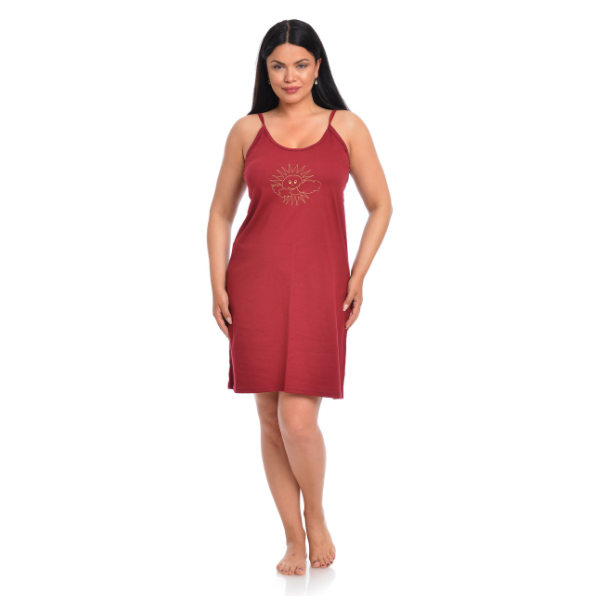 Rochie de vara dama AV2230 grena, Andana | marimea S
