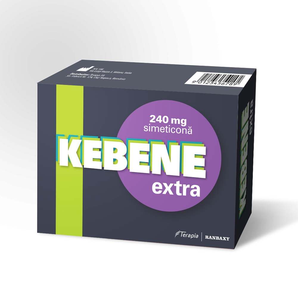 Kebene Extra Simeticona 240 mg, Terapia | 30 capsule