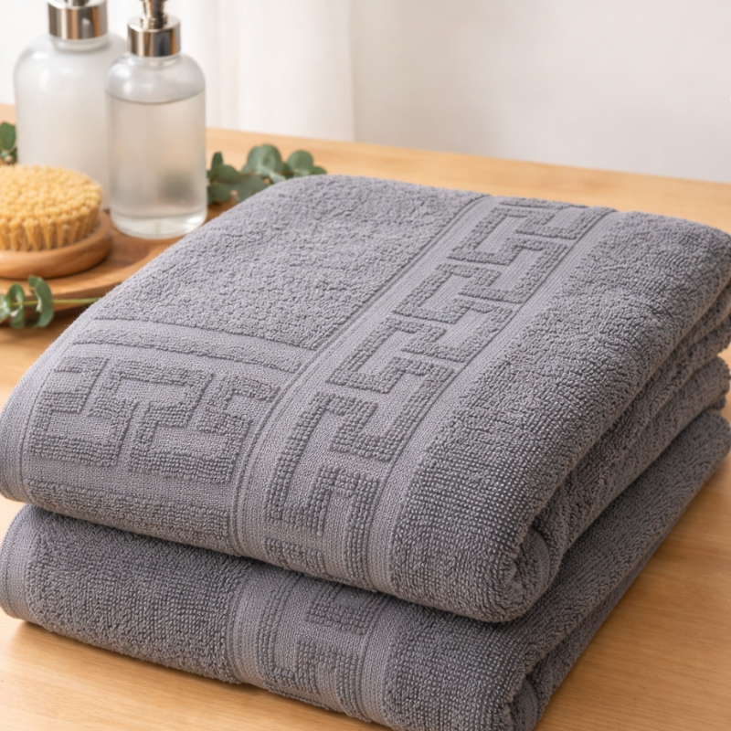 Set prosop GREEK BORDER 100% bbc Antracit, Ralex | 2 buc