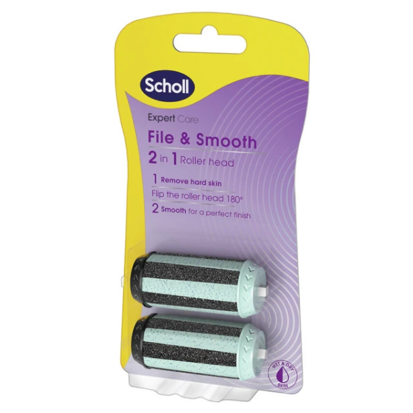 Rezerve Pila Electrica 2 in 1 Purple Scholl, Reckitt Benckiser | 2 bucati, capete de schimb