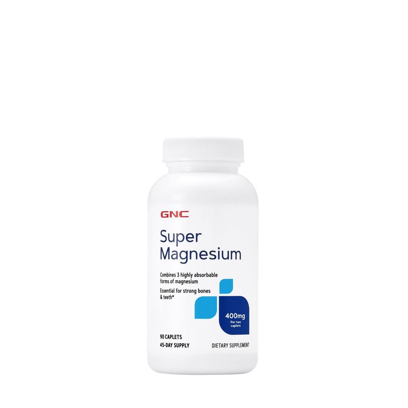 GNC Super Magnesium 400 mg | 90 tablete