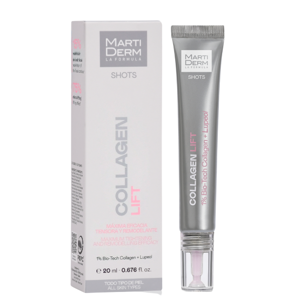 Gel fluid cu efect lifting cu colagen si lupeol Collagen Lift, Martiderm | 20 ml