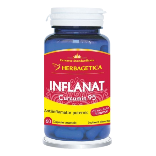 Inflanat Curcumin95, Herbagetica | 60 capsule