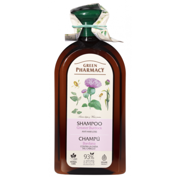 Sampon pentru toate tipurile de par cu extract de Brusture, Green Pharmacy | 350 ml