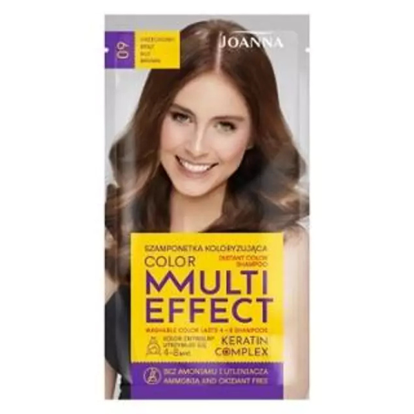 Sampon nuantator cu keratina Multi Effect Color 09 Cafeniu nuca, Joanna | 35 g