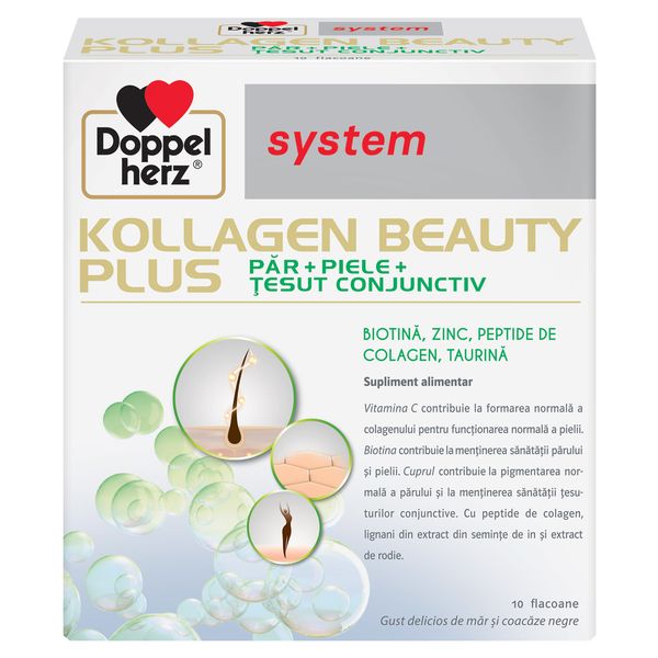 Kollagen Beauty Plus, Doppelherz  System| 10 flacoane