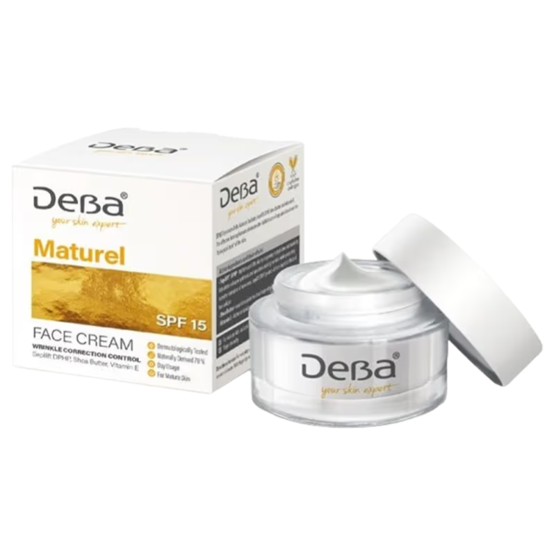 Crema de zi pentru te matur DEBA MATUREL SPF15, Rubella | 50 ml