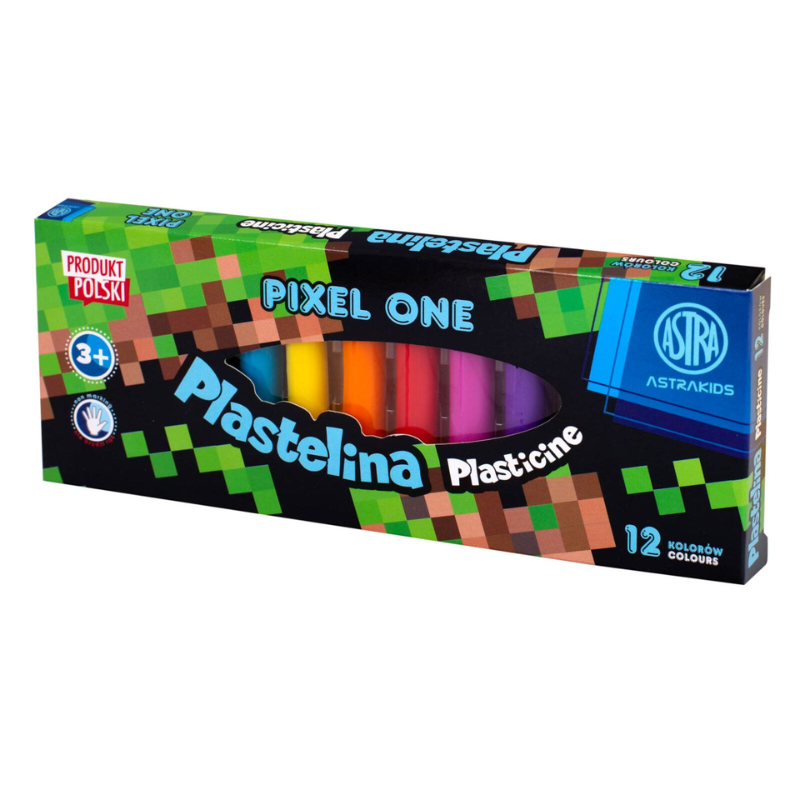Plastilina PIXEL ONE, Astra | 12 culori
