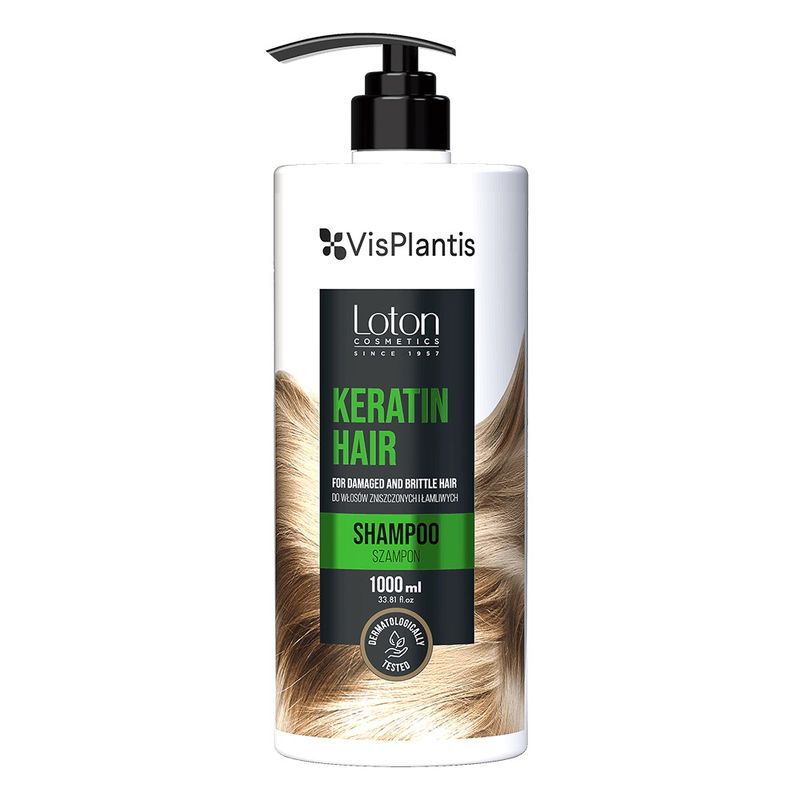 Sampon cu keratin Vis Plantis , Green Pharmacy | 1000 ml