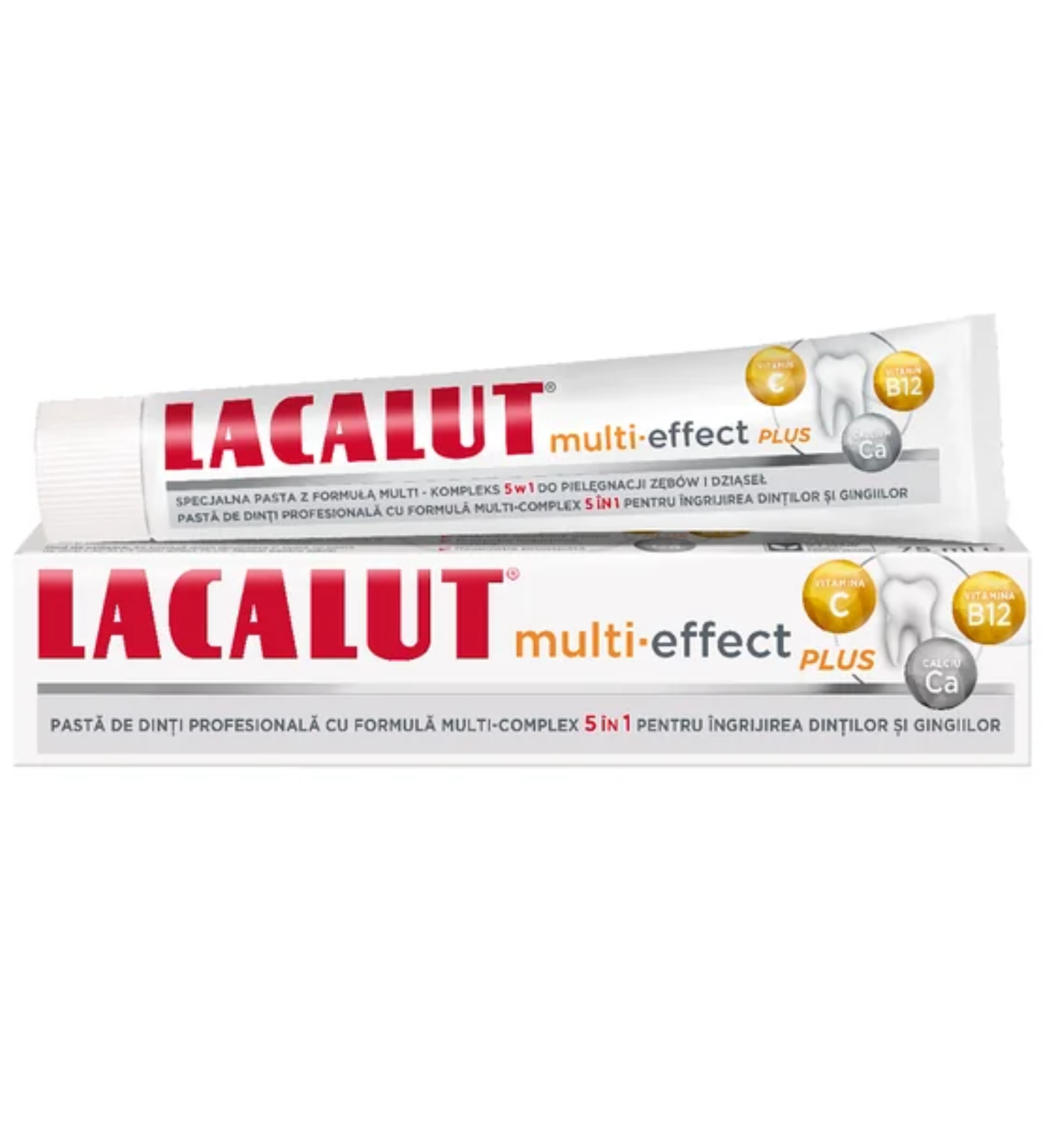 Pasta de dinti Lacalut Multi-efect Plus, Dr. Theiss | 75 ml