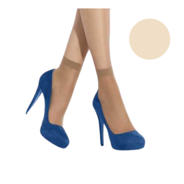 Sosete dama 1/4 DANAE 15 DEN Bej Deschis, Calze BC