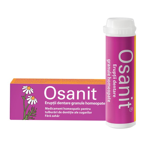 Osanit granule homeopate pentru eruptii dentare, Dr. A. & L. Schmidgall | 7,5 g