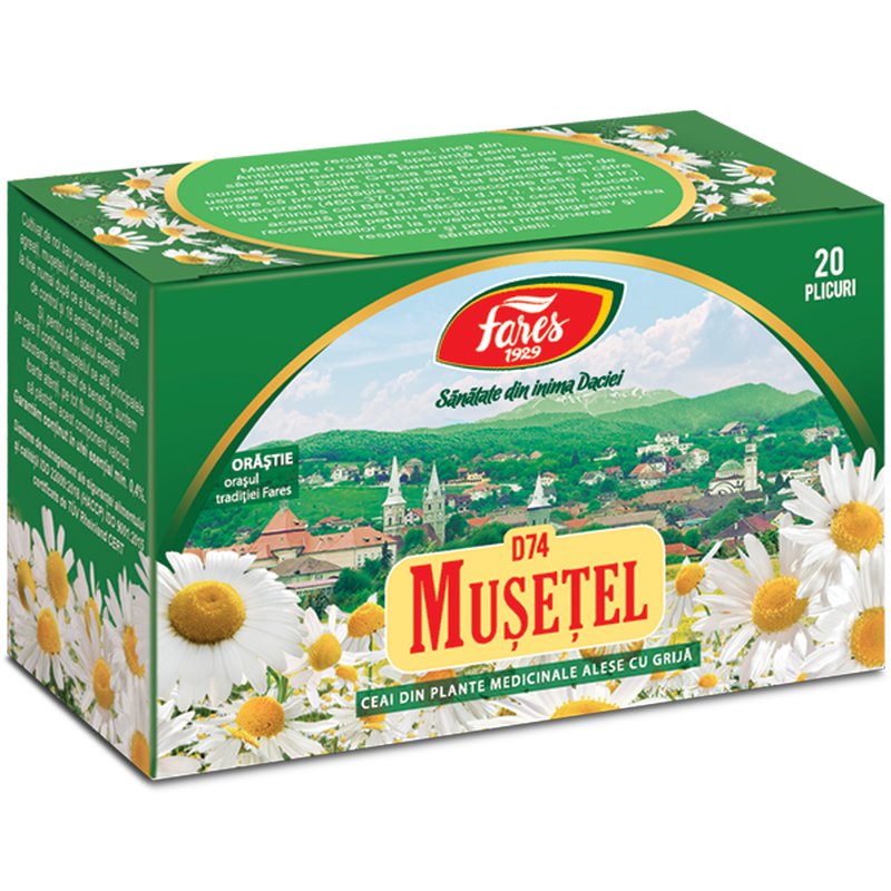Musetel, D74, ceai la plic, Fares | 20 plicuri