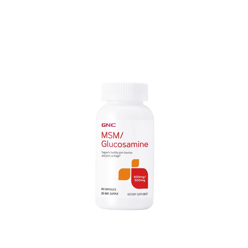 GNC MSM si Glucozamina 500 mg | 90 capsule