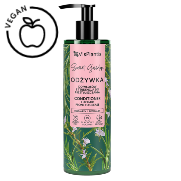 Balsam Vis Plantis pentru par cu tendinta de ingrasare, Green Pharmacy | 400 ml