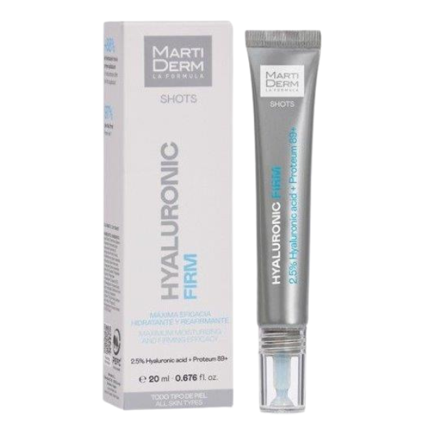 Gel fluid hidratare si fermitate cu acid hialuronic Hyaluronic Firm, Martiderm | 20 ml