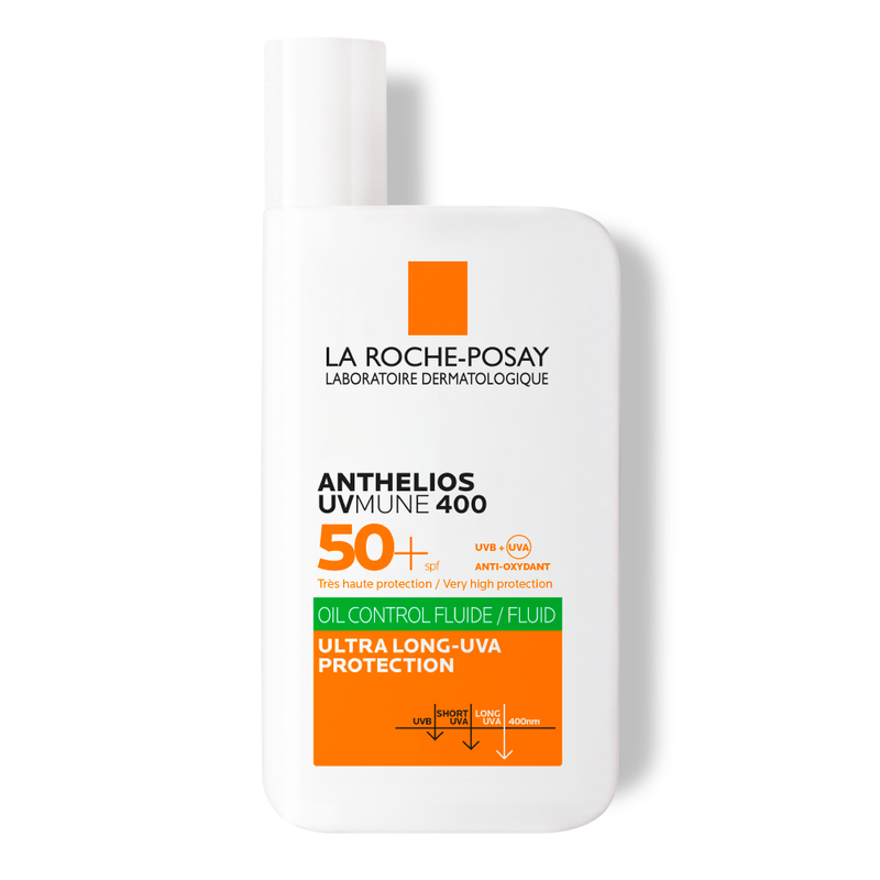 Fluid cu protectie solara SPF 50+ pentru fata Anthelios UVmune 400 Oil Control, La Roche-Posay | 50 ml
