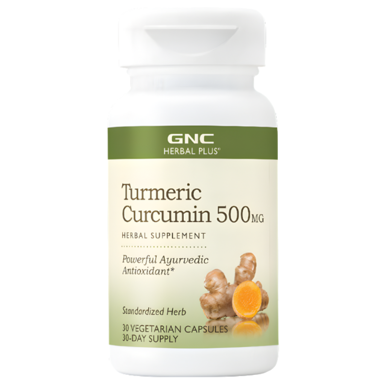 GNC Herbal Plus Turmeric Curcumin 500 mg, General Nutrition Corp | 30 capsule