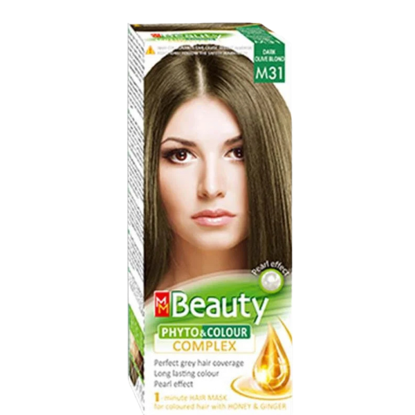 Vopsea de par M31 Blond oliv inchis, MM Beauty | 110 g