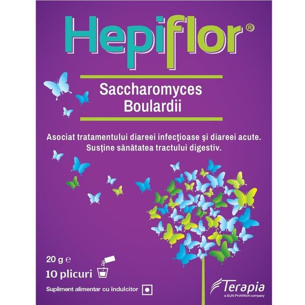 Hepiflor Saccharomyces Boulardii, Terapia | 10 plicuri, Terapia