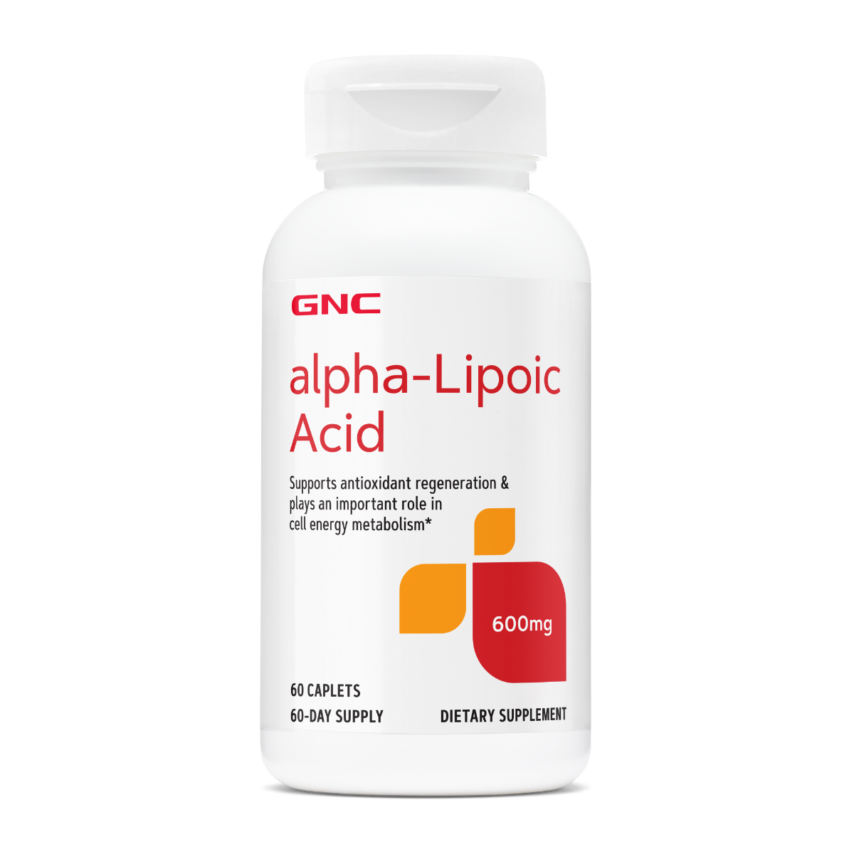 Acid Alfa Lipoic 600 mg, GNC | 60 comprimate
