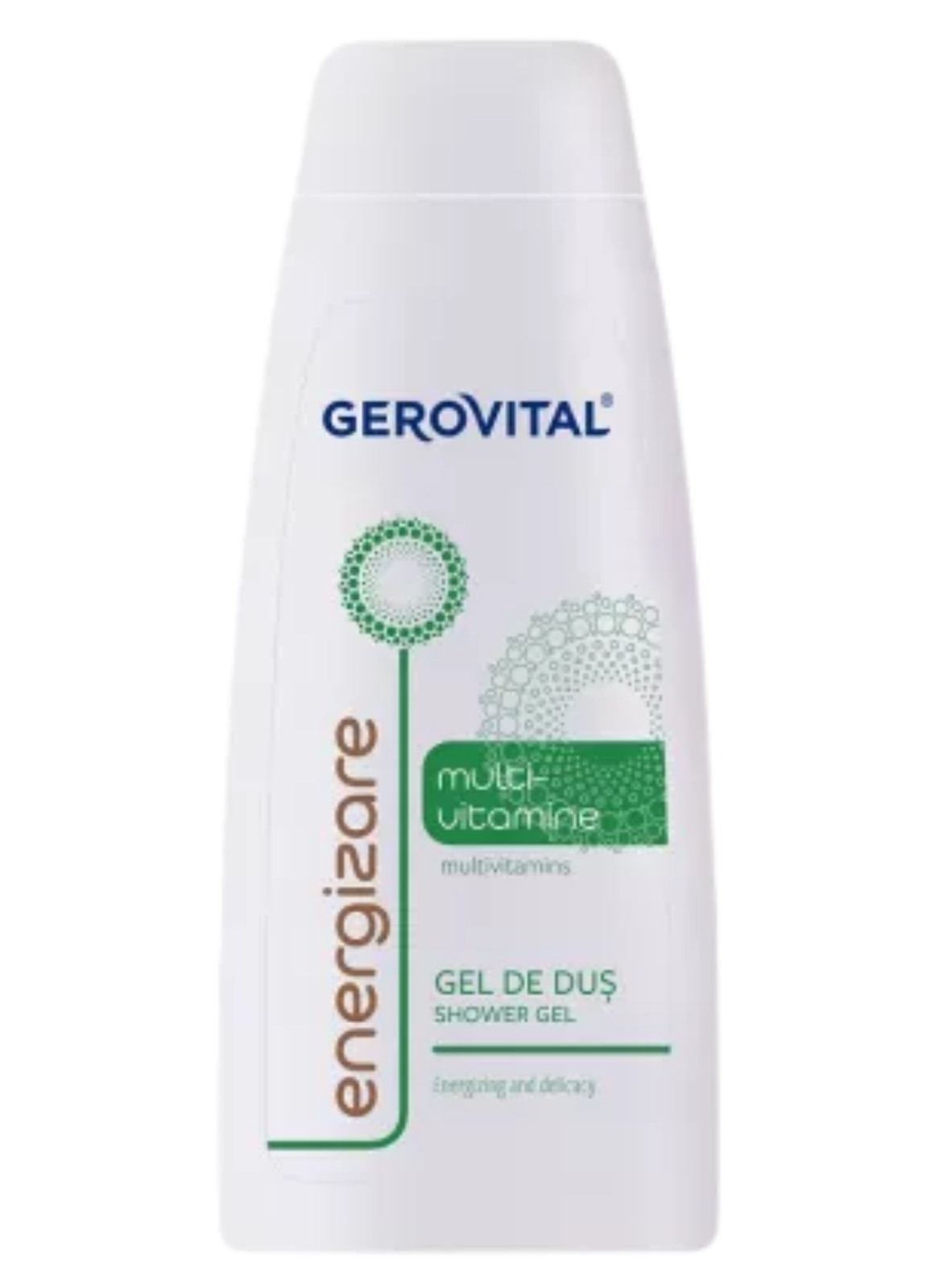 Gel de dus cu Multivitamine Gerovital tonifiere, energizare si revitalizare, Farmec | 750 ml
