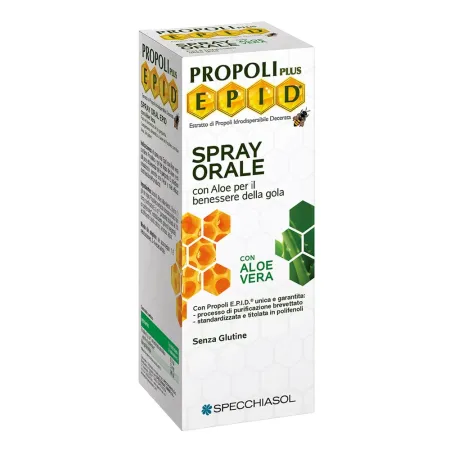 Spray oral cu aloe PropoliPlus Epid, Specchiasol | 15 ml