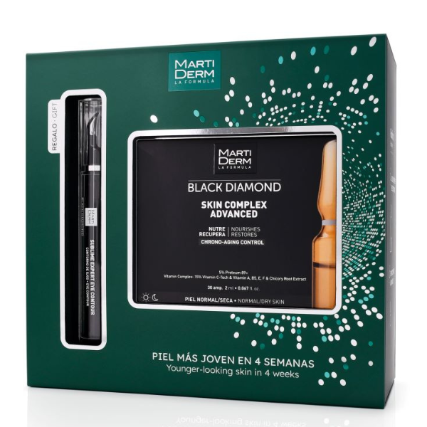 Trusa Black Diamond Skin Complex x 30 fiole + Contur Ochi Sublime Expert CADOU, Martiderm