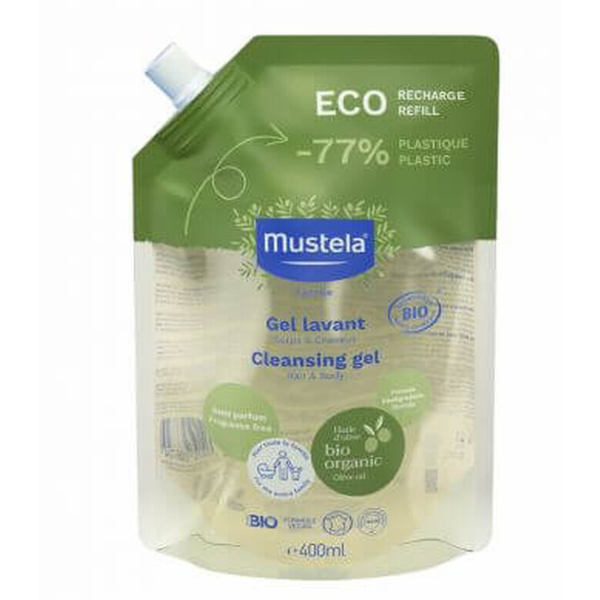 Rezerva gel de curatare BIO, Mustela | 400 ml