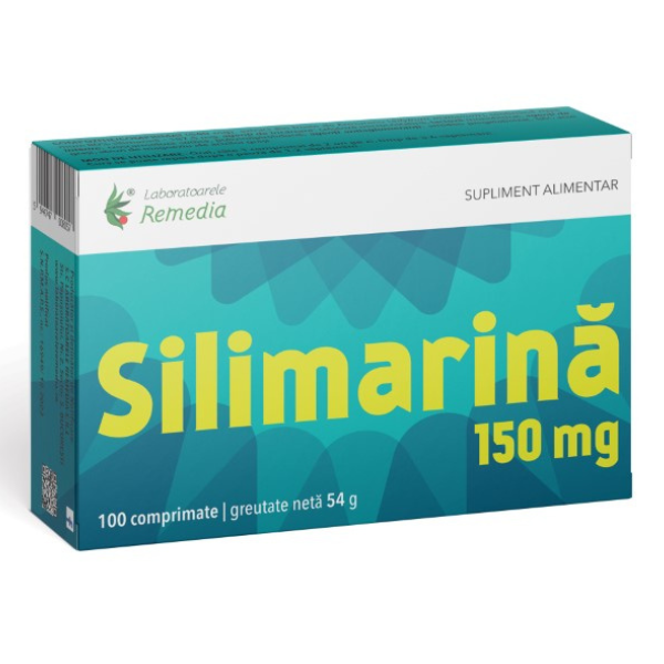 Silimarina 150 mg, Remedia | 100 comprimate