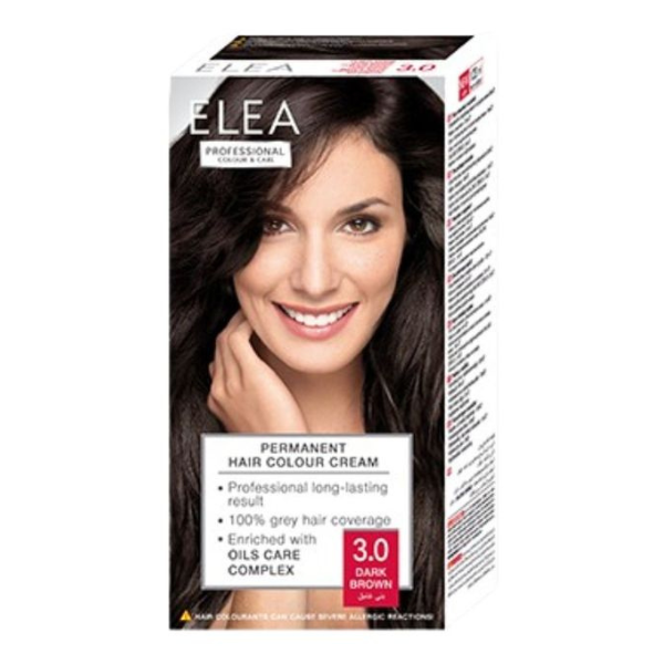 Vopsea de par 3.0 - Maron Inchis, Elea Professional | 123 ml