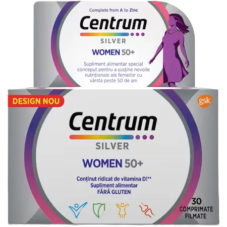 Centrum Silver pentru femei 50+, Haleon | 30 comprimate