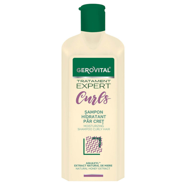 Sampon Hidratant pentru Par Cret Gerovital Tratament Expert Curls, Farmec | 250 ml
