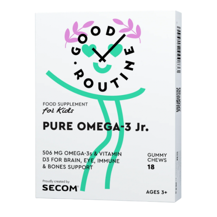 Good Routine Pure Omega-3 Junior, Secom | 18 jeleuri