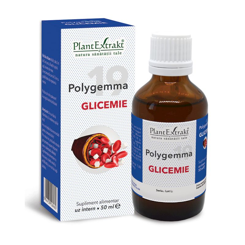 Polygemma 19 Glicemie, Plant Extrakt | 50 ml