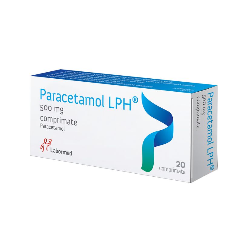 Paracetamol LPH 500 mg, Labormed | 20 comprimate