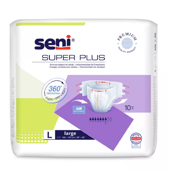 SUPER SENI PLUS LARGE AIR X 10