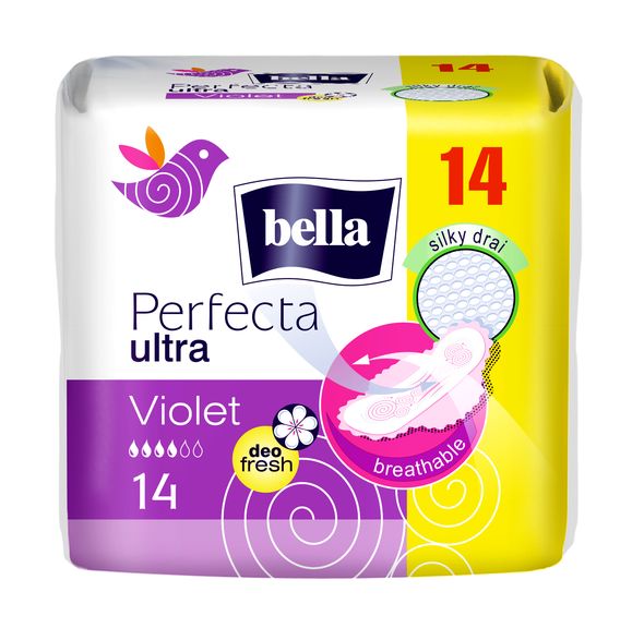 BELLA PERFECTA VIOLET ABSORBANTE 14BUC