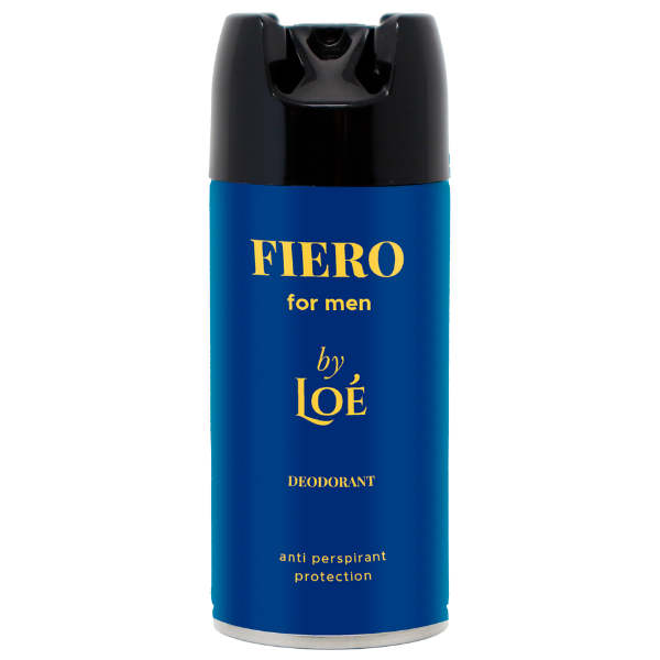 Deodorant antiperspirant pentru barbati Loe Fiero, Arom | 150 ml