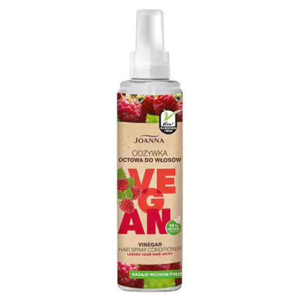 Balsam spray de par cu otet de zmeura Vegan, Joanna | 150 ml