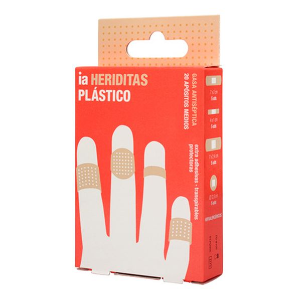 Plasturi plastic asortati, Interapothek | 20 buc