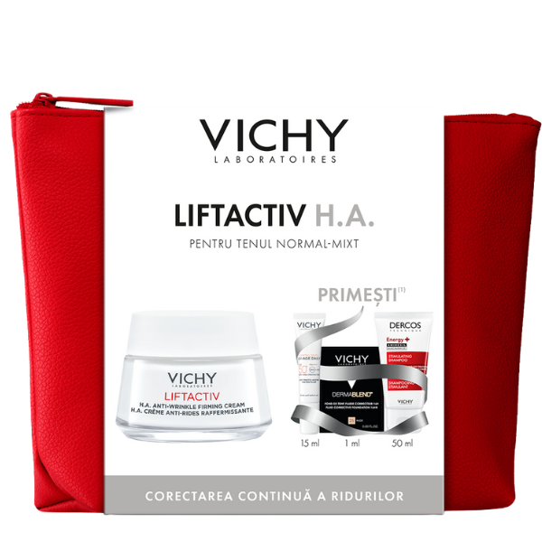 Pachet Liftactiv HA pentru ten normal - mixt, Vichy