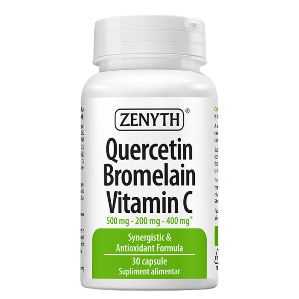 Quercetin Bromelain Vitamina C, Zenyth | 30 capsule