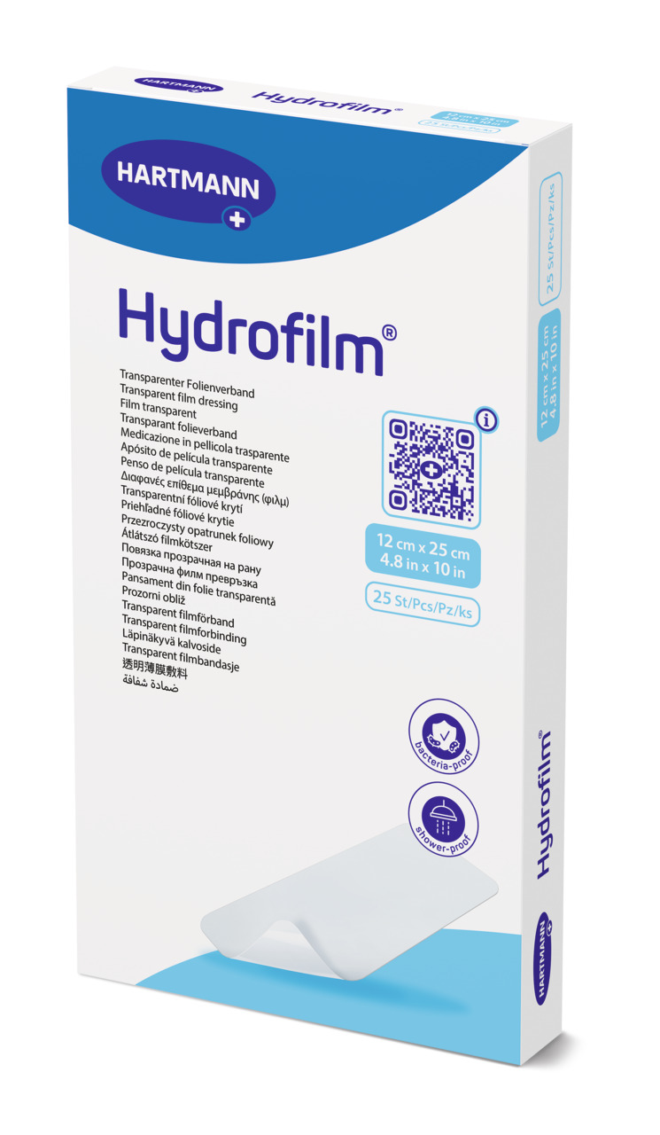 Pansament transparent Hydrofilm, 12 x 25 cm, Hartmann | 25 bucati